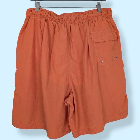 (2/$20) Vintage Sand N Sun Orange Swim Trunks - Picture 2 of 4